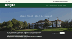 Desktop Screenshot of olagolf.es