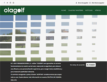 Tablet Screenshot of olagolf.es